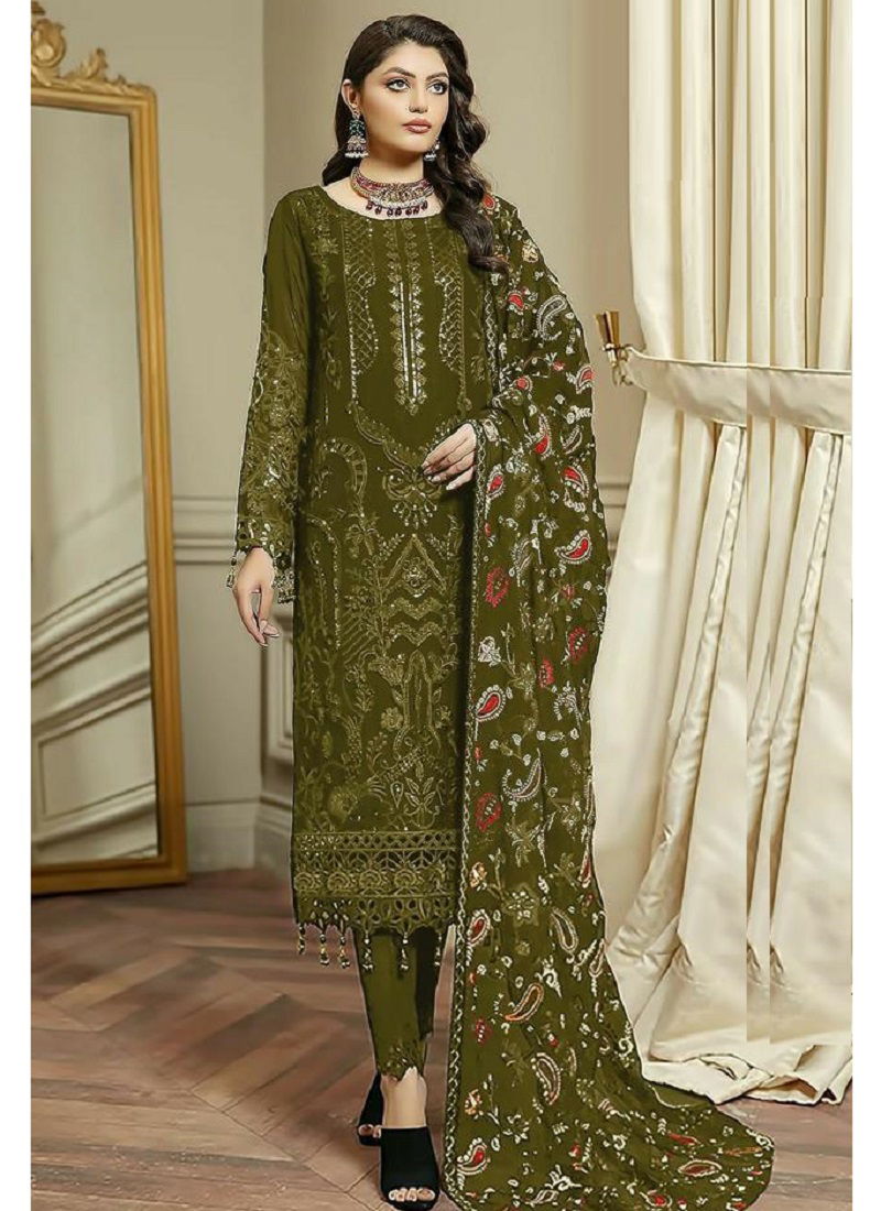 S 670 Georgette Designer Pakistani Suits Catalog